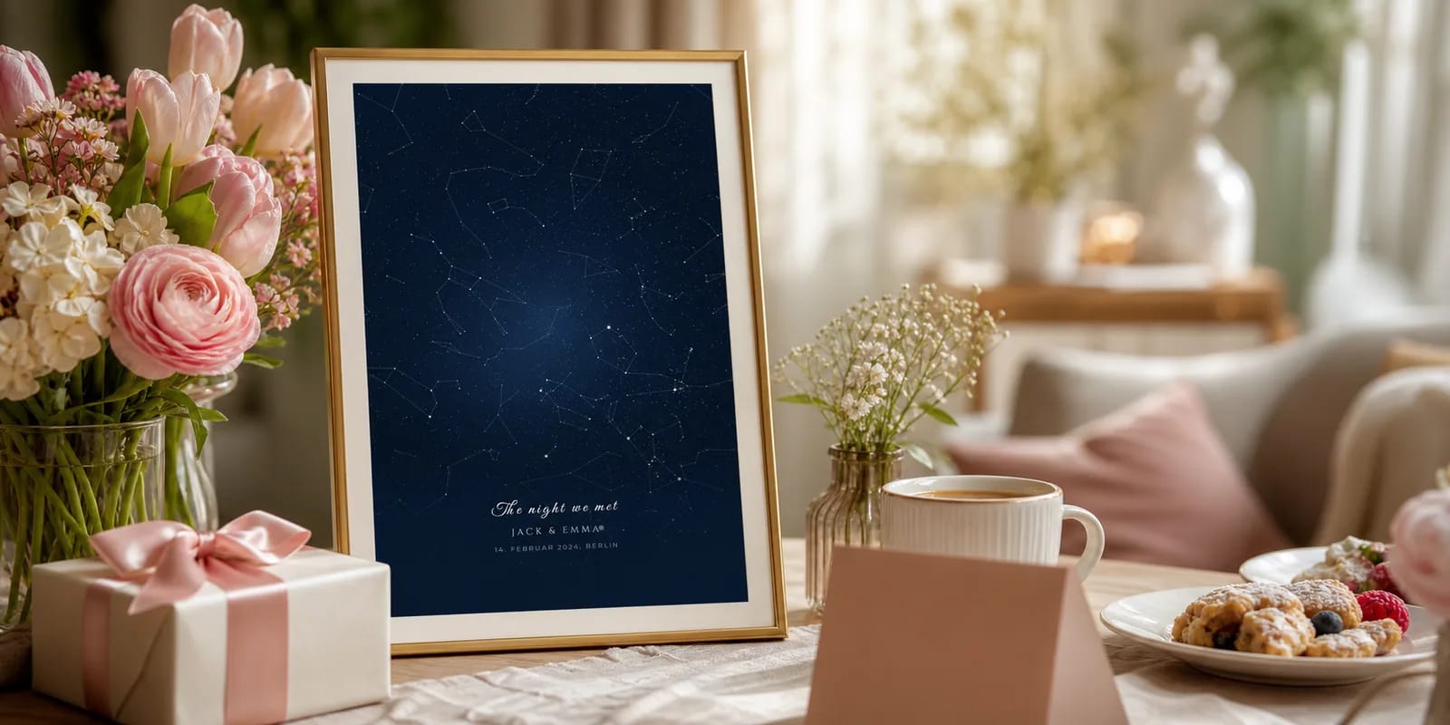 Eine Mutter erhaelt ein herzliches Geschenk