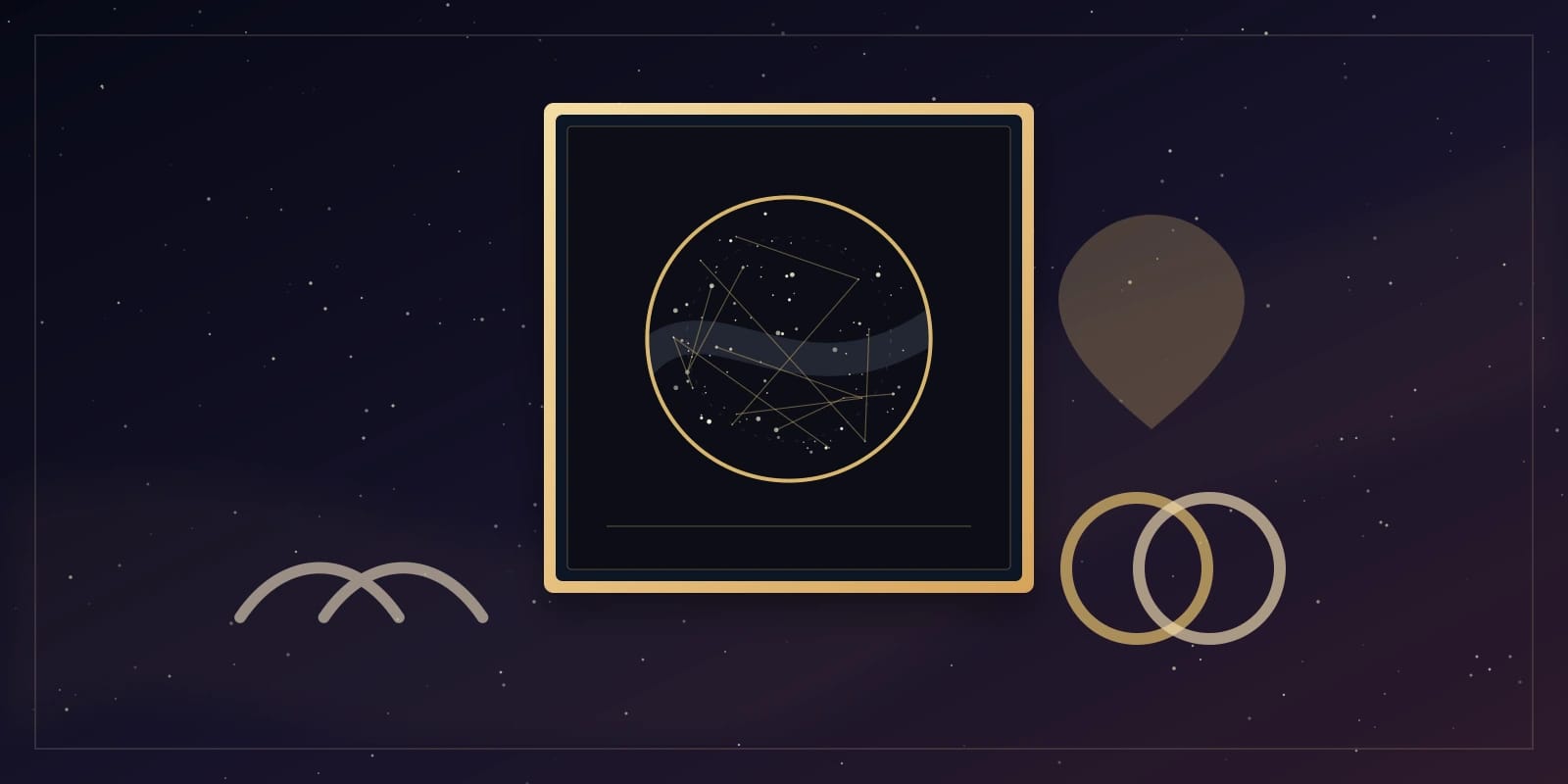 An anniversary star map gifted to parents, hung in their living room