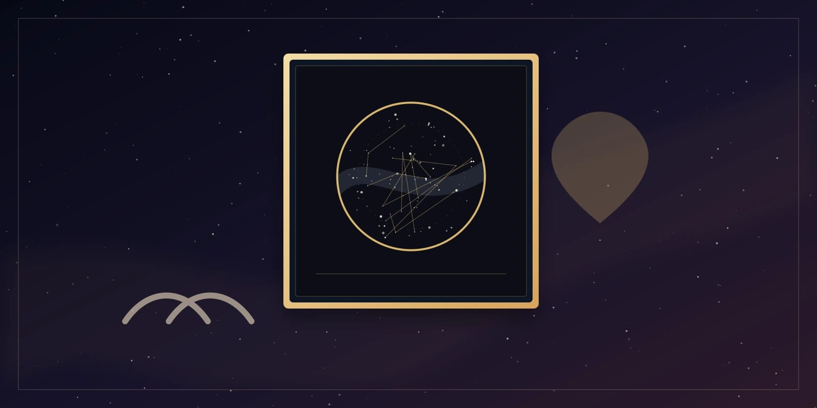 Mapa estelar personalizado de boda enmarcado, regalo entre mejores amigas