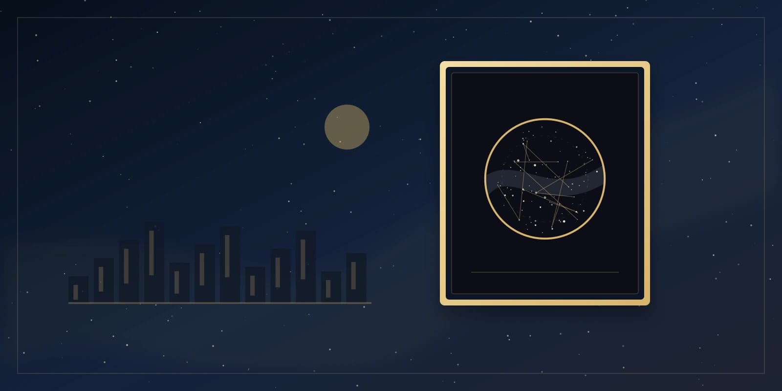 Las doce constelaciones del zodiaco en el cielo nocturno